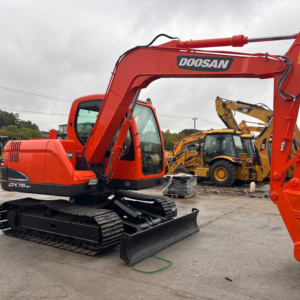 Doosan-Miniexcavadora sobre orugas, de segunda mano, con buen rendimiento, peso operativo de 100% toneladas, lista para la venta, de segunda mano, de 7,5, modelo Doosan, DE, para uso operativo - Product Image 1