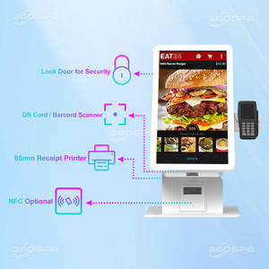 360spb sdp23a tự phục vụ Màn hình LCD cong kiosk với NFC máy in tất cả trong một bảng tương tác Countertop kiosk thiết bị đầu cuối - Product Image 5