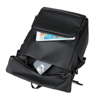 Sac à dos pour ordinateur portable moderne et décontracté, personnalisable, avec fermeture à enroulement, disposition de rangement polyvalente, idéal pour le travail et les courts voyages