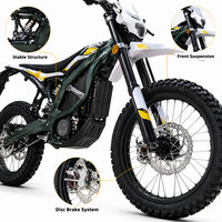 Pour moto électrique tout-terrain Ultra Bee X 24500W 74V 60AH avec batterie au lithium, vitesse maximale de 80 km/h et couple de 520 Nm