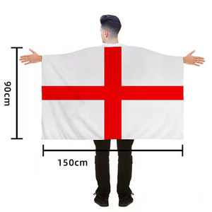 Venta al por mayor personalizado 3*5ft100% poliéster capa duradera bandera personalizada Túnez cuerpo bandera capa bandera - Product Image 2