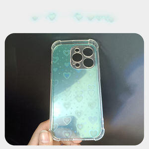 Carte de fond décorative transparente pour téléphone, carte de fond DIY, papier laser scintillant pour <span class=keywords><strong>coque</strong></span> d'iPhone, accessoires de téléphone portable - Product Image 6