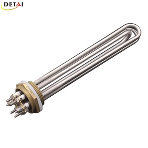 Latón de inmersión brida <span class=keywords><strong>calentador</strong></span> eléctrico elemento de calefacción con tapa de plástico - Product Image 2
