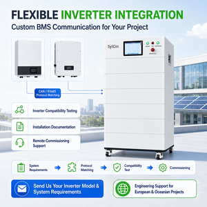 Batterie au lithium haute tension modulaire 409V avec BMS intelligent pour les systèmes de stockage d'énergie solaire commerciaux et industriels - Product Image 6
