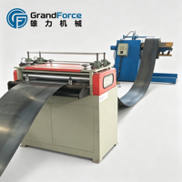 Machine de formage de profilés trapézoïdaux GrandForce à grande vitesse, automatique et économe en énergie, avec ligne de découpe de longueur et écran tactile PLC