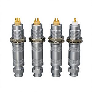 RealRun Aviation Plug Connector Zelfvergrendelende halvemaanvormige stekker 1/<span class=keywords><strong>2</strong></span>/3/4/5 naar NP coaxiale connector Zorgt voor een stabiele verbinding - Product Image 6