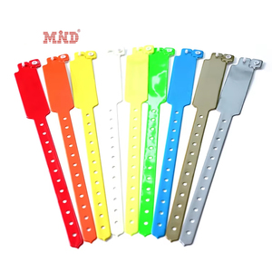 Không thấm nước tùy chỉnh đầy màu sắc PVC ID Vinyl dây đeo cổ tay Mifare siêu nhẹ C 50pf phản quang Vòng đeo tay một thời gian sử dụng - Product Image 1
