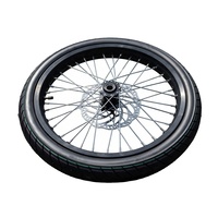 Kit Roda Supermoto 17 Inci CNC Aluminium dengan Ban Balap Jalanan untuk Sur-Ron Light Bee X LBX Set Pengganti Performa Tinggi