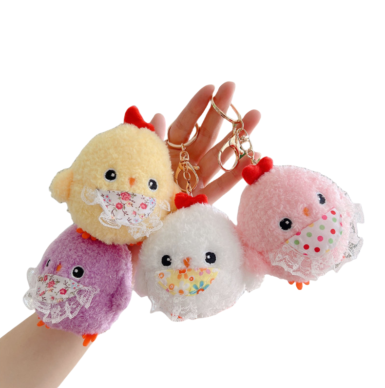 Wholesale Cute Chicken Plush Toy Key