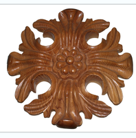 Apliques y Adornos Decorativos de Madera Maciza Tallados a Mano para Uso en Hospitales y Parques