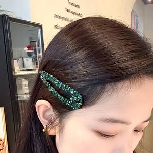 YANYE Clip BB de lujo para niñas, accesorios para el cabello de moda con diamantes checos, horquilla hecha de plástico duradero - Product Image 2