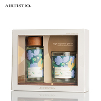 Ensemble bougie parfumée et diffuseur de luxe personnalisé Ensemble cadeau décoration maison pour Noël et Halloween personnalisé avec logo