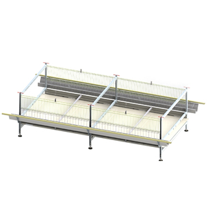 Nuovo Sistema di Gabbie per Pollame Tipo Split con Canale di Raffreddamento, Zincato a Caldo, Alta Produttività, 90-200 Polli per Set - Product Image 1