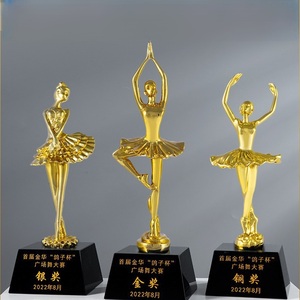Sáng Tạo Màu Sắc In Ấn Giải Thưởng Thủy Tinh Trophy Quà Lưu Niệm Vũ Công Trophy Pha Lê Cho Xuất Sắc Nhân Viên - Product Image 2