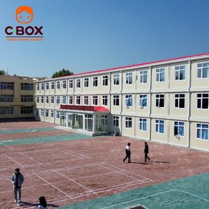 Cbox Edificios Escolares Modulares Personalizados, Modernos, Móviles, para Oficina, Tienda, Casas Pequeñas, Prefabricadas de Acero, Contenedor Plano - Product Image 2