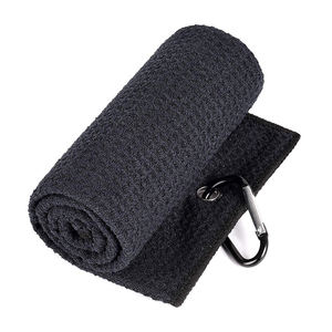 Serviette de golf de sport de haute qualité portable super doux <span class=keywords><strong>cadeau</strong></span> écologique sport serviette de parcours de golf en microfibre à séchage rapide pour hommes - Product Image 3