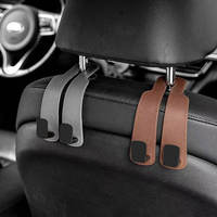 Crochets de fixation pour appuie-tête de voiture OLIVER – Organisateur de sacs et de rangements pour dossier de siège – Fixation automobile non finie, sans matériau