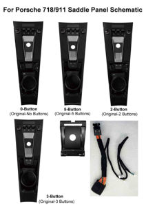 Interior Upgrade Kit For Porsche 718 Boxster 911 2016-2023 Replacement Saddle Panel Drive Mode Sport Button Console - Product Image 6