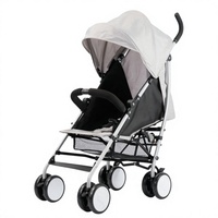Poussette bébé pliable légère, compacte, pour voyage en avion, facile à transporter