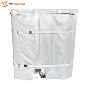 <span class=keywords><strong>Calentador</strong></span> de Contenedores IBC de 1000L, Manta Calefactora Eléctrica Industrial con Controlador de Temperatura - Product Image 1