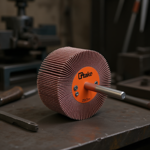 Disco Abrasivo de Tela Ttake de 25x5 mm con Eje de 6 mm, Grano 80, para Pulir Metal - Product Image 3