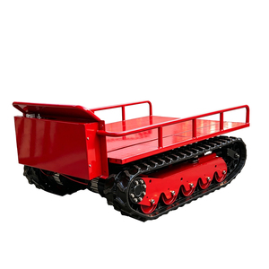 Veicolo Elettrico Cingolato Multifunzionale a Lungo Raggio per Trasporto Agricolo su Terreni Collinari con Telecomando - Product Image 1