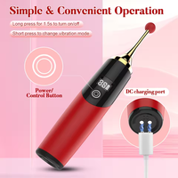 10-Frequenz Vibrations-Klitoris-Stimulator mit Fernbedienung, Mehrere Geschwindigkeiten, 3 Austauschbare Aufsätze, USB-Aufladbar, Täglich Wasserdicht