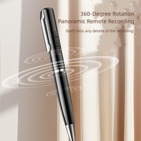 Enregistreur vocal haute définition portable, avec fonction d'enregistrement et d'écriture, réduction du bruit, lecteur MP3 en forme de stylo grande capacité