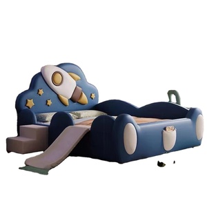Nouvelle arrivée : <span class=keywords><strong>lit</strong></span> moderne pour enfants avec <span class=keywords><strong>rangement</strong></span>, ensemble de <span class=keywords><strong>lit</strong></span> bleu pour garçon, revêtement en cuir véritable, structure en chêne, personnalisable - Product Image 1