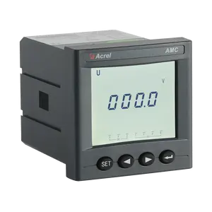 Acrol AMC72L-AV monofásico RS485 comunicação saída atual 4-20mA com display LCD medidor de energia do painel medida e monitor