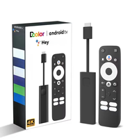 Nueva innovación 4K certificado por Google Android Tv Stick 2,4 + 5G WIFI 2GB RAM 8GB ROM Android 11 Tv Stick con control remoto