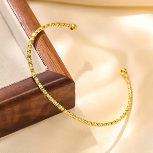 กำไลข้อมือผู้หญิง สไตล์ทันสมัย ชุบทอง 18K ประดับเพชรซิร์คอนรูปหัวใจ สแตนเลสเรียบง่าย ขายส่งจากยุโรปและสหรัฐอเมริกา - Product Image 6