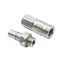 Conector Rápido de Refrigeración Líquida para Maquinaria Industrial, Impermeable IP67