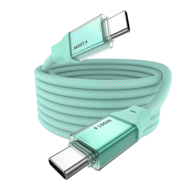 UNIEAN 2.0 Cable 100W 240W Liquid Silicone Type C Cable Super Fast Charging Usb C to Usb C Data Cord High Power Output