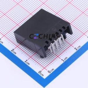 69273-104LF Wire-to-Board Pin Header Bent Lead Through Hole,P=2.54mm Connector 2.54mm Right Angle Insert 1 2.5A - Product Image 2