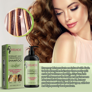 Champú Fortalecedor de Romero y Menta de 100 ml con <span class=keywords><strong>Biotina</strong></span> para el Crecimiento del Cabello, Tratamiento Anticaída del Cabello, Marca Privada Eelhoe - Product Image 4