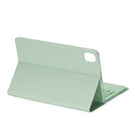 Couverture de clavier sans fil vert menthe de 10.4 pouces avec pavé tactile et souris 7 couleurs rétro-éclairage machine à écrire pour Samsung Tab A7 nouveau