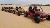 Kandi 150cc 200cc Buggy tout-terrain à essence 4 temps biplace automatique pour adultes, kart à pédales 12V 4 temps