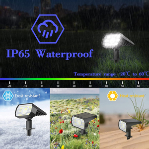 56 LED Blanc Froid Étanche IP68 <span class=keywords><strong>Jardin</strong></span> Cour <span class=keywords><strong>Spot</strong></span> <span class=keywords><strong>Solaire</strong></span> Extérieur Paysage Éclairage <span class=keywords><strong>Spot</strong></span> Led - Product Image 3