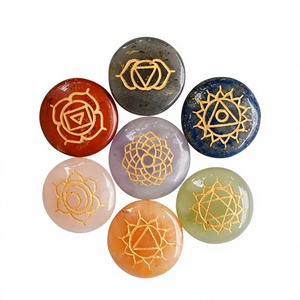 Lot de Pierres Semi-Précieuses en Gros, Orgonite 7 Chakras, Ensemble de Méditation Reiki, Cristaux Naturels Sculptés, Pierres de Guérison, Vente Chaude - Product Image 1