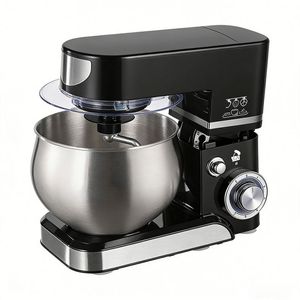 Nouveautés Batteur sur socle électrique avec boîtier en plastique ABS Capacité de 5 L 6 réglages de vitesse Conception à tête inclinable Crochet à pâte Mélangeur - Product Image 5