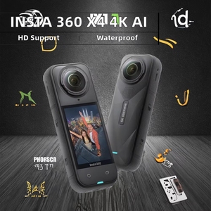 <span class=keywords><strong>Insta</strong></span> <span class=keywords><strong>360</strong></span> X4 Mini, Cámara de Acción 8K, Gran Angular, Grabadora de Video WiFi, Visión Nocturna Remota, Deportes/Motociclismo, IA - Product Image 3