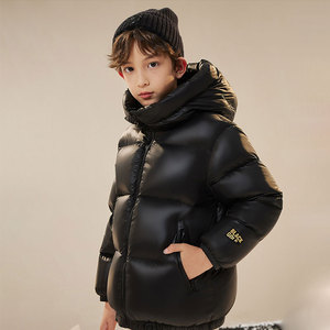 Veste en duvet d'hiver unisexe pour filles et garçons Veste en duvet chaude et épaisse pour enfants Manteaux élégants à capuche pour enfants Veste en duvet pour enfants - Product Image 3