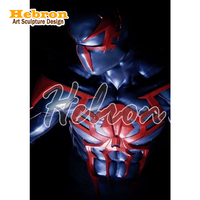 Authentisch Nachgearbeiteter 2099 Spider-Man Anime-Anzug Superhelden-Rollenspiel Halloween-Event Bühnen-Party-Verkleidung für Erwachsene