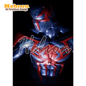 ชุดคอสตูมอนิเมะสไปเดอร์แมน <span class=keywords><strong>2099</strong></span> ที่สร้างขึ้นใหม่อย่างสมจริง สำหรับการแสดงบทบาทซูเปอร์ฮีโร่ งานเทศกาลฮาโลวีน งานแสดงบนเวที ปาร์ตี้ และการแต่งกาย - Product Image 6