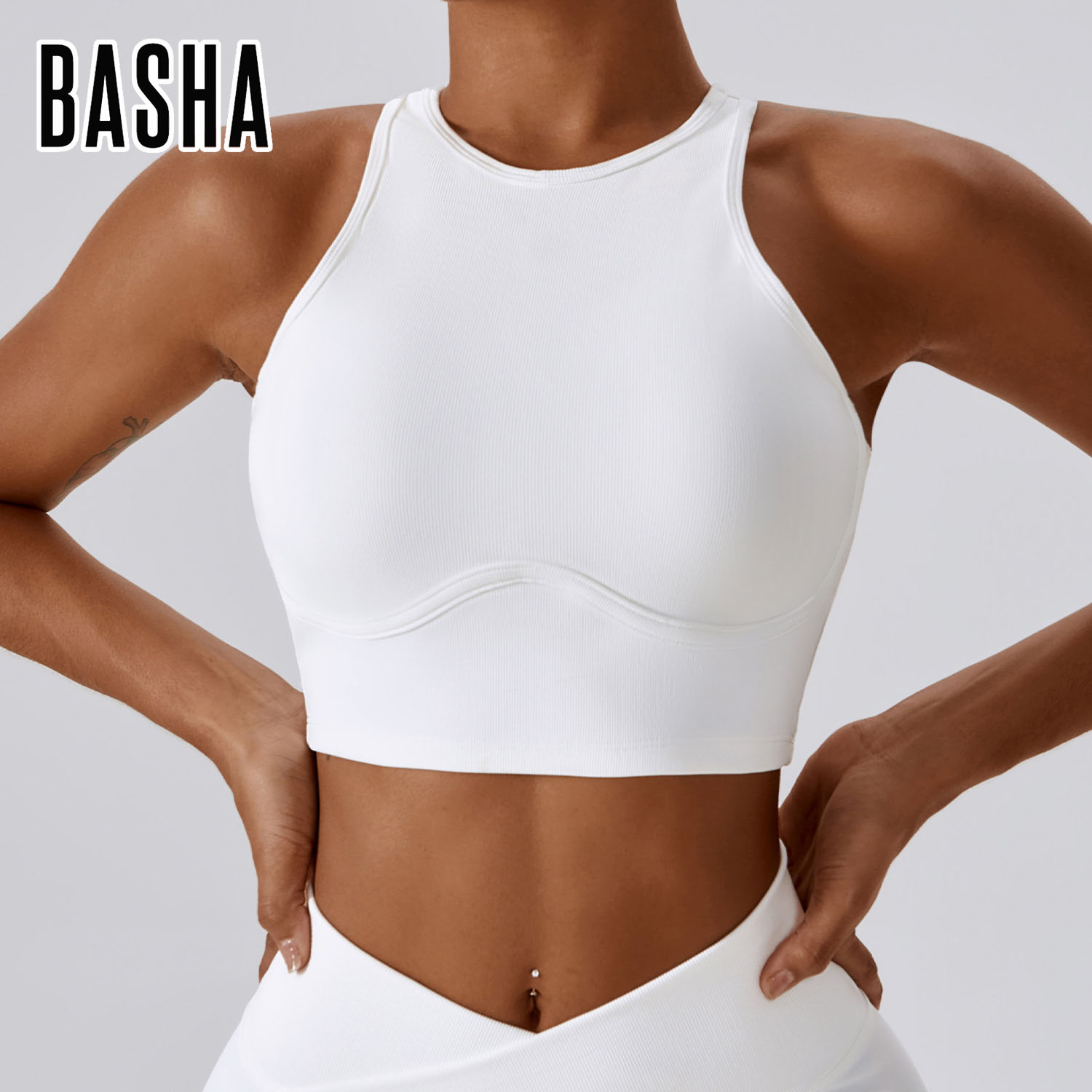 Shockproof High Strength Running Fitness Vest With Beautiful Threaded And Hollowed Out Back Tight Yoga Bra And Sports Bra