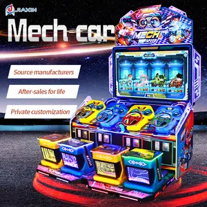 Factory direct simulator driving racing game machine coin operated 4 people dynamic speed drift game machine