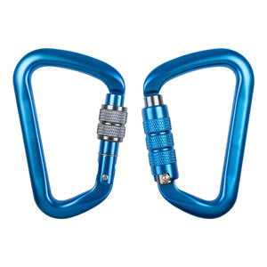 屋外スナップ<span class=keywords><strong>Carabiner</strong></span>フッククライミング,カラビナクリップクライミングアルミバックル - Product Image 1