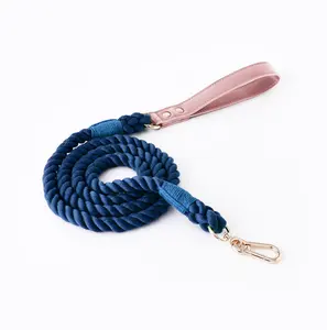 Hot Selling High Quality Accesorios Para Mascotas Fashion Trend Colors Pet Dog Traction Rope Pets Accessories 2023