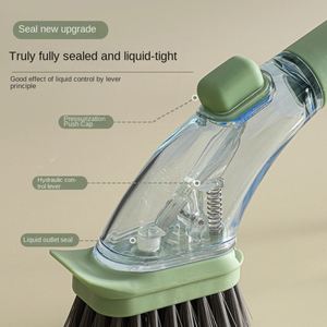 Long Handle Dishwashing <b>Cleaning</b> <b>Brush</b> Kitchen Household Artifact Shabu <b>Brush</b> Pot Washes Hurting Sisal Does Not Dirty <b>Cleaning</b> - Product Image 5